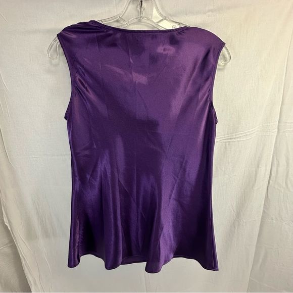 Jones New York Purple Long Sleeve Top, Size Small 4 - Picture 5 of 8